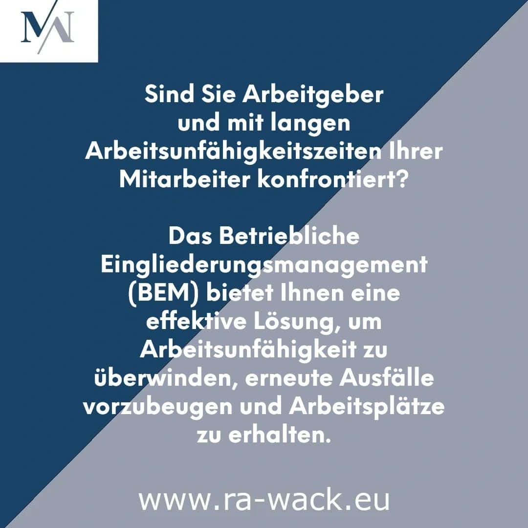 Betriebliches Eingliederungsmanagement (BEM)
